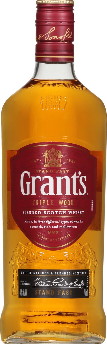 slide 1 of 9, Grant's Triple Wood Blended Scotch Whisky 750 ml, 750 ml