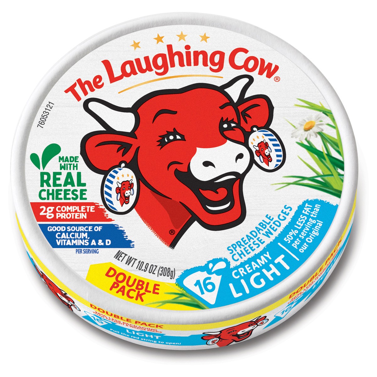 slide 4 of 6, The Laughing Cow Cheese Wedges, Light Cream, Spreadable, Double Pack, 10.9 oz
