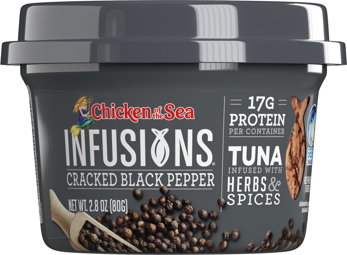 slide 3 of 7, Chicken of the Sea Infusions Tuna Cracked Black Pepper - 2.8 Oz, 2.8 oz