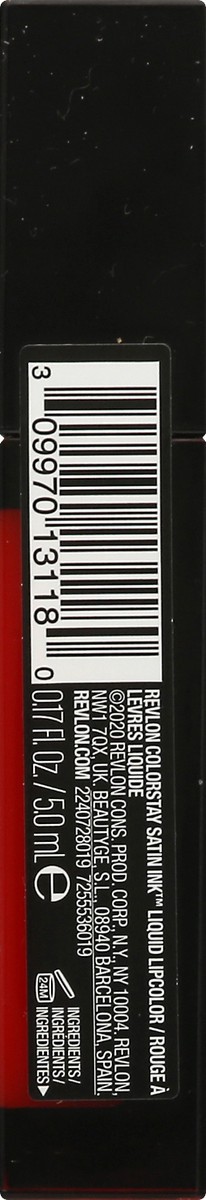 slide 3 of 9, Colorstay Satin Ink My Own Boss 019 Liquid Lipcolor 0.17 oz, 0.17 oz