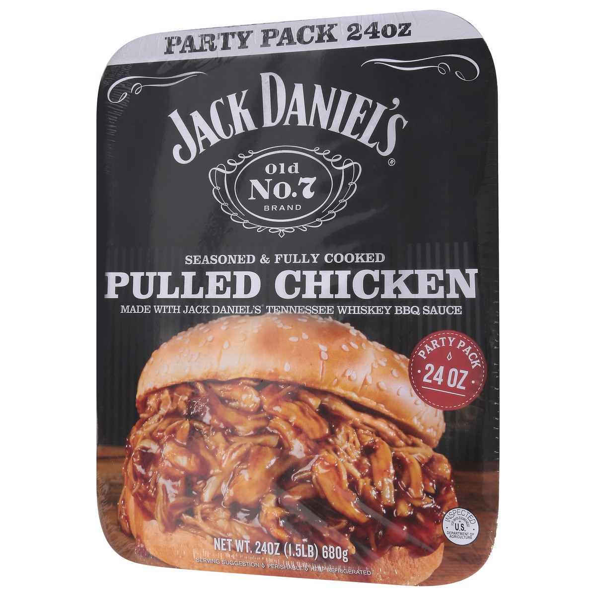 slide 6 of 11, Jack Daniel's Pulled Chicken, 24 oz