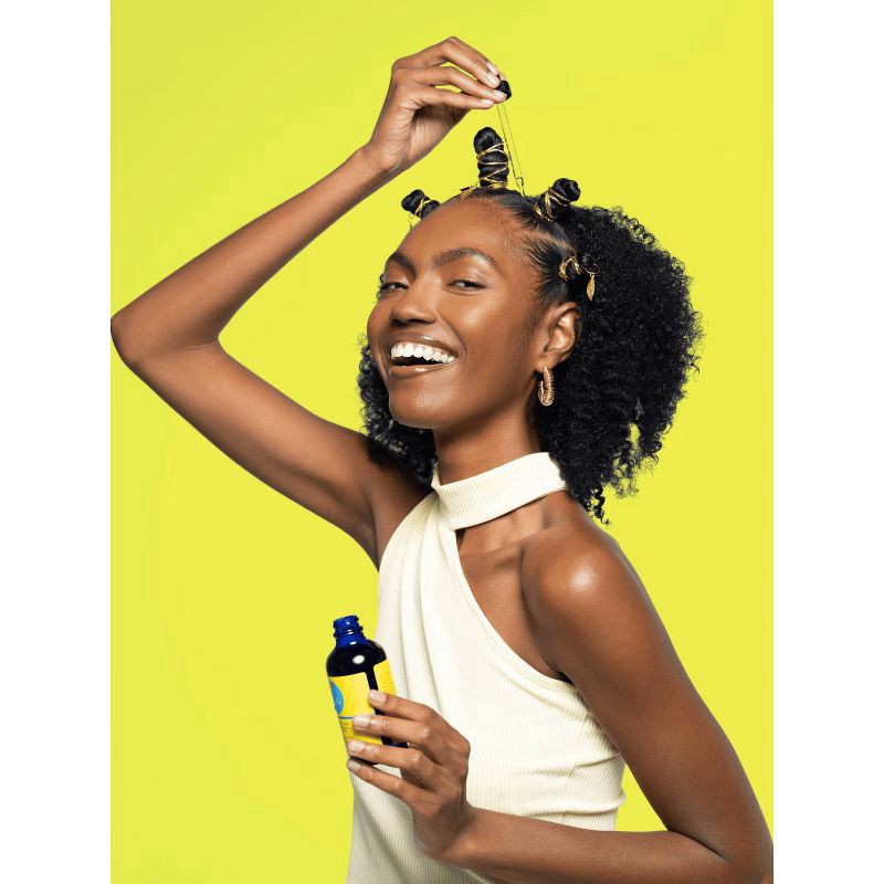 slide 5 of 7, Curls Blueberry Bliss & Mint Tea Hair and Scalp Strengthening Oil - 4oz, 4 oz