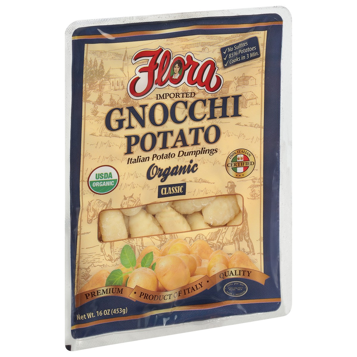 slide 8 of 11, Flora Organic Classic Gnocchi Potato 1 16 oz, 16 oz