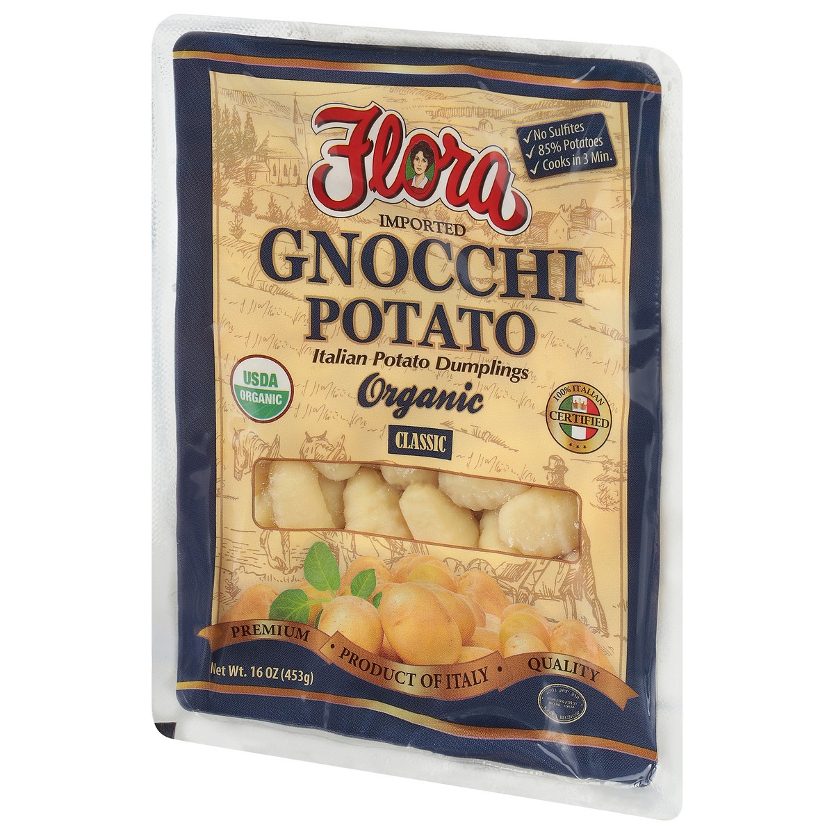 slide 9 of 11, Flora Organic Classic Gnocchi Potato 1 16 oz, 16 oz