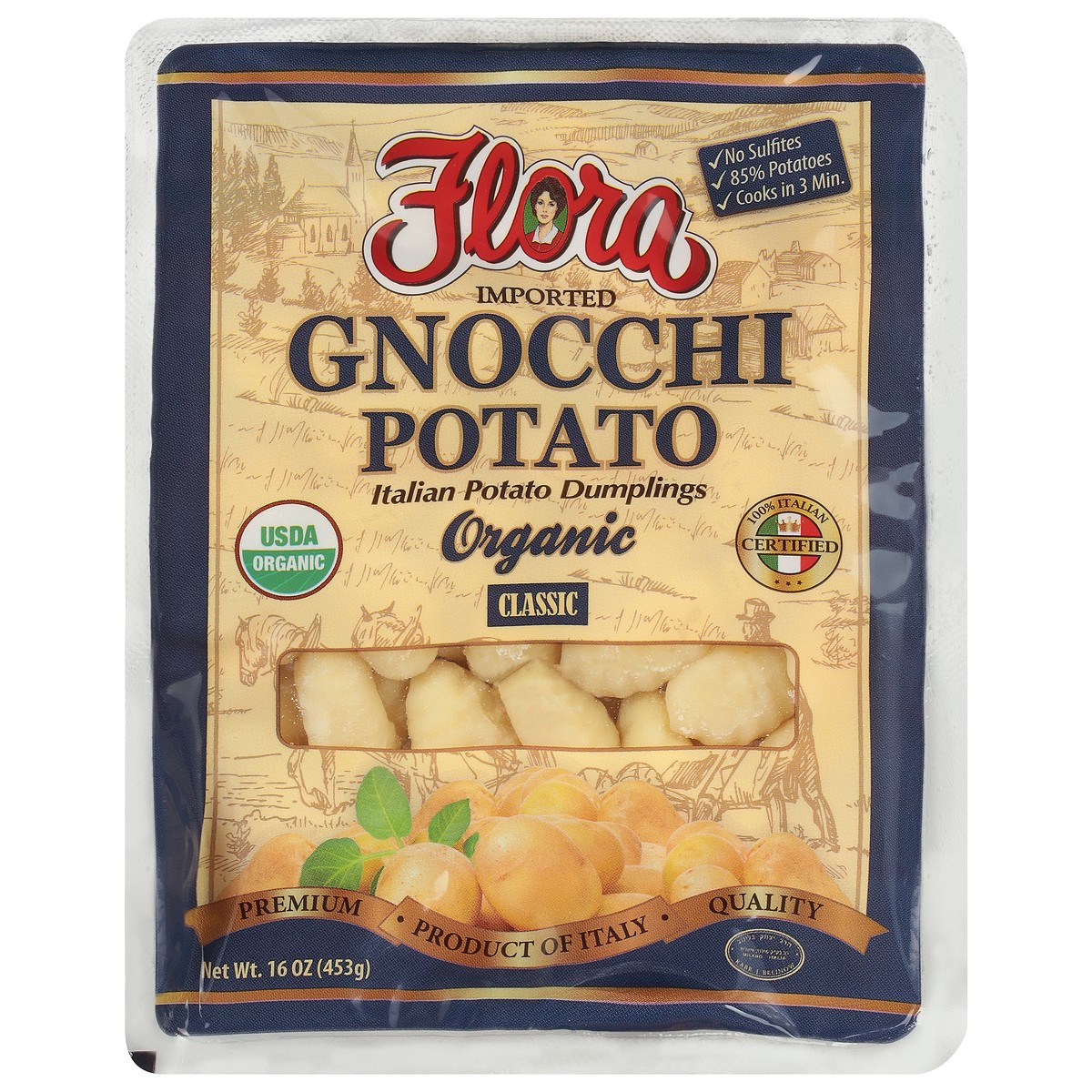 slide 6 of 11, Flora Organic Classic Gnocchi Potato 1 16 oz, 16 oz