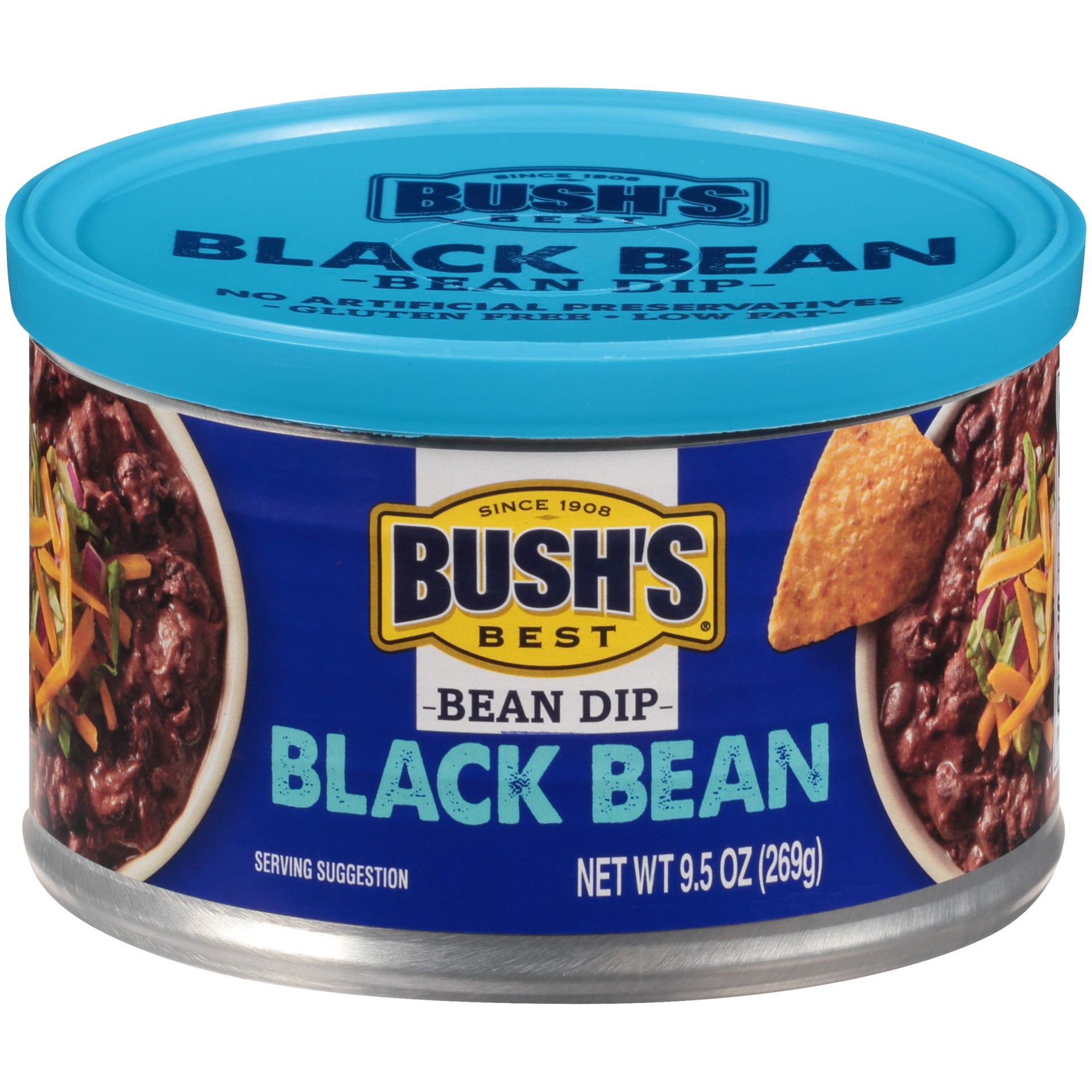 slide 4 of 7, Bush's Best Black Bean Bean Dip 9.5 oz, 9.5 oz