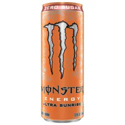 Monster Energy Zero Sugar Ultra Sunrise Energy Drink - 12 fl oz