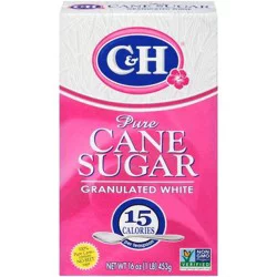 C&H Premium Pure Cane Granulated Sugar - 1 lb
