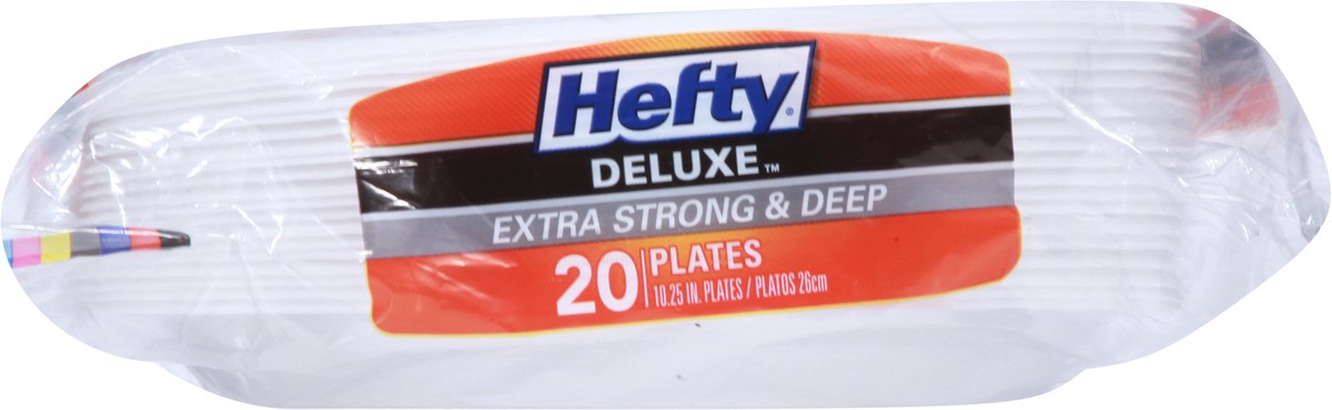 slide 7 of 9, Hefty Deluxe Extra Strong & Deep Plates 20 Each, 20 ct