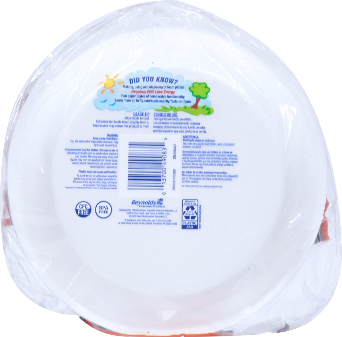 slide 6 of 9, Hefty Deluxe Extra Strong & Deep Plates 20 Each, 20 ct