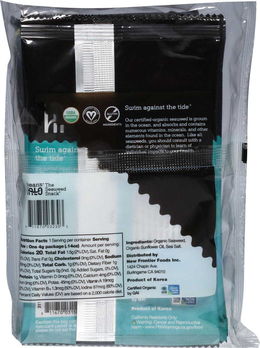 slide 9 of 14, Ocean's Halo Seaweed Salt Multipack Snacks, 5 ct; 0.14 oz