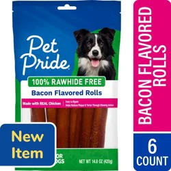 Pet Pride® Bacon Flavored Rolls Adult Dog Treats