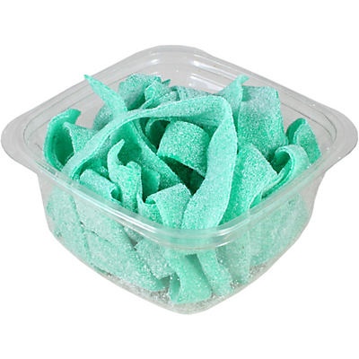 slide 1 of 1, Green Apple Sour Power Belts, per lb