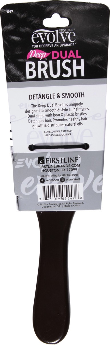 slide 2 of 9, Firstline Evolve Detangler & Smooth Dual Brush 1 ea, 1 ct