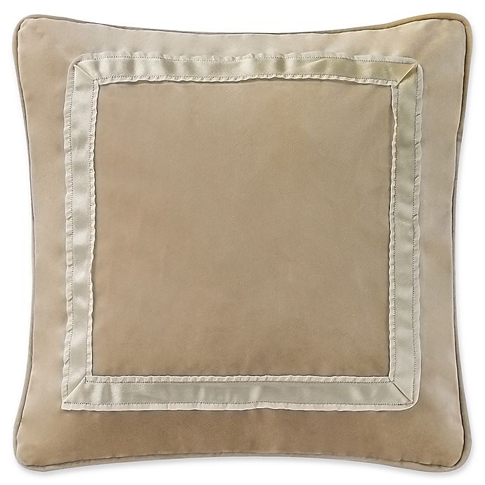 slide 1 of 1, Waterford Ansonia Square Throw Pillow - Ivory, 14 in