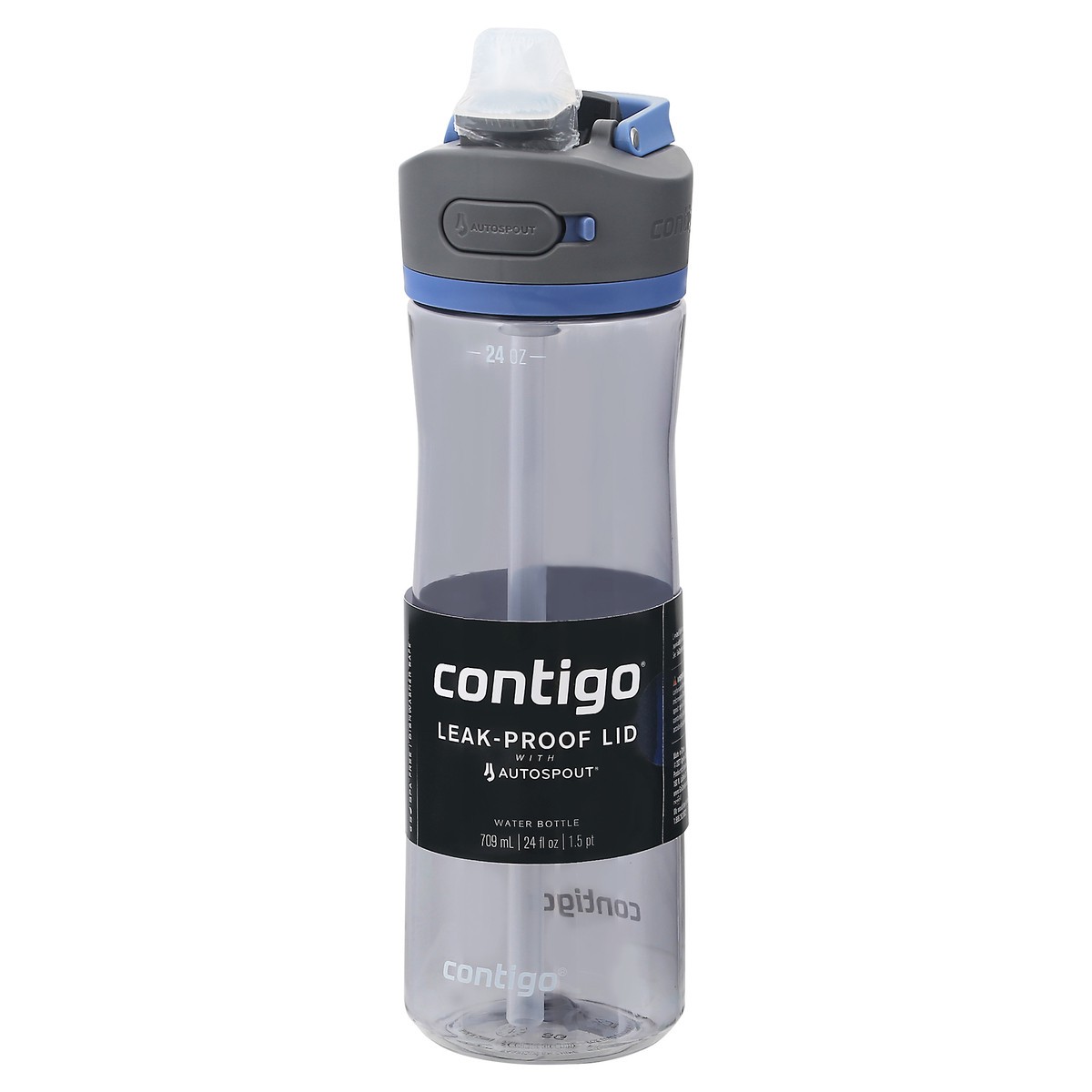 slide 8 of 9, Contigo 24 Fluid Ounce Blue Corn Leak-Proof Lid with Autospout Water Bottle 1 ea Bottle, 24 fl oz