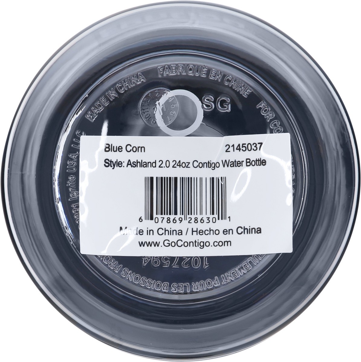 slide 2 of 9, Contigo 24 Fluid Ounce Blue Corn Leak-Proof Lid with Autospout Water Bottle 1 ea Bottle, 24 fl oz