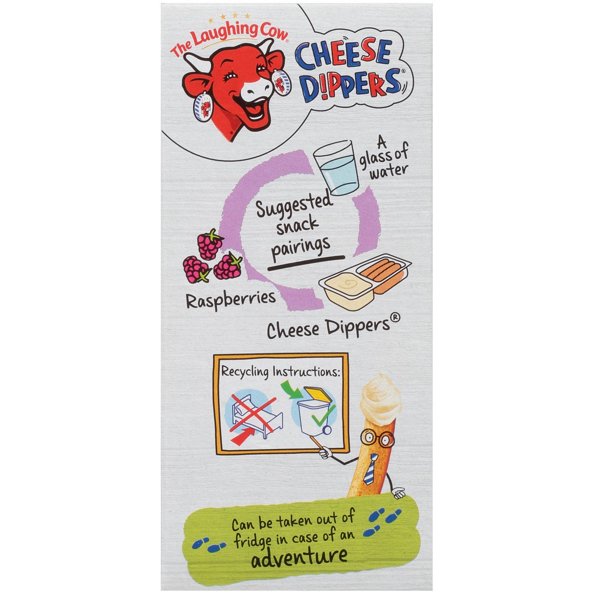 slide 4 of 12, The Laughing Cow Cheesy Ranch Style Dippable Cheese & Whole Grain Breadsticks, 5 ct; 1.23 oz