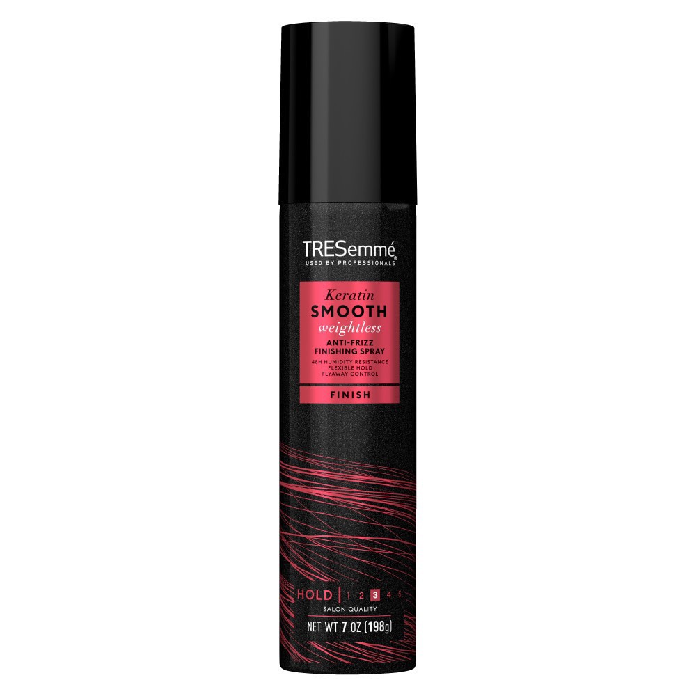 slide 3 of 6, TRESemmé Anti-Frizz Finishing Spray Keratin Smooth 7 fl oz, 7 oz