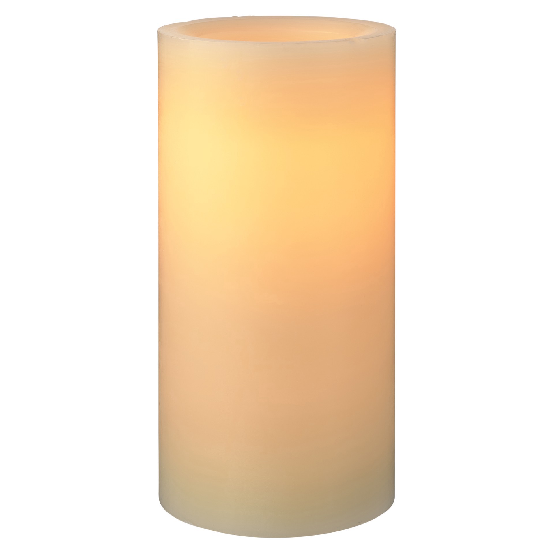 slide 4 of 4, 3" X 6" Cream Led Wax Pillar Candle By Ashland, 3 in x 6 in