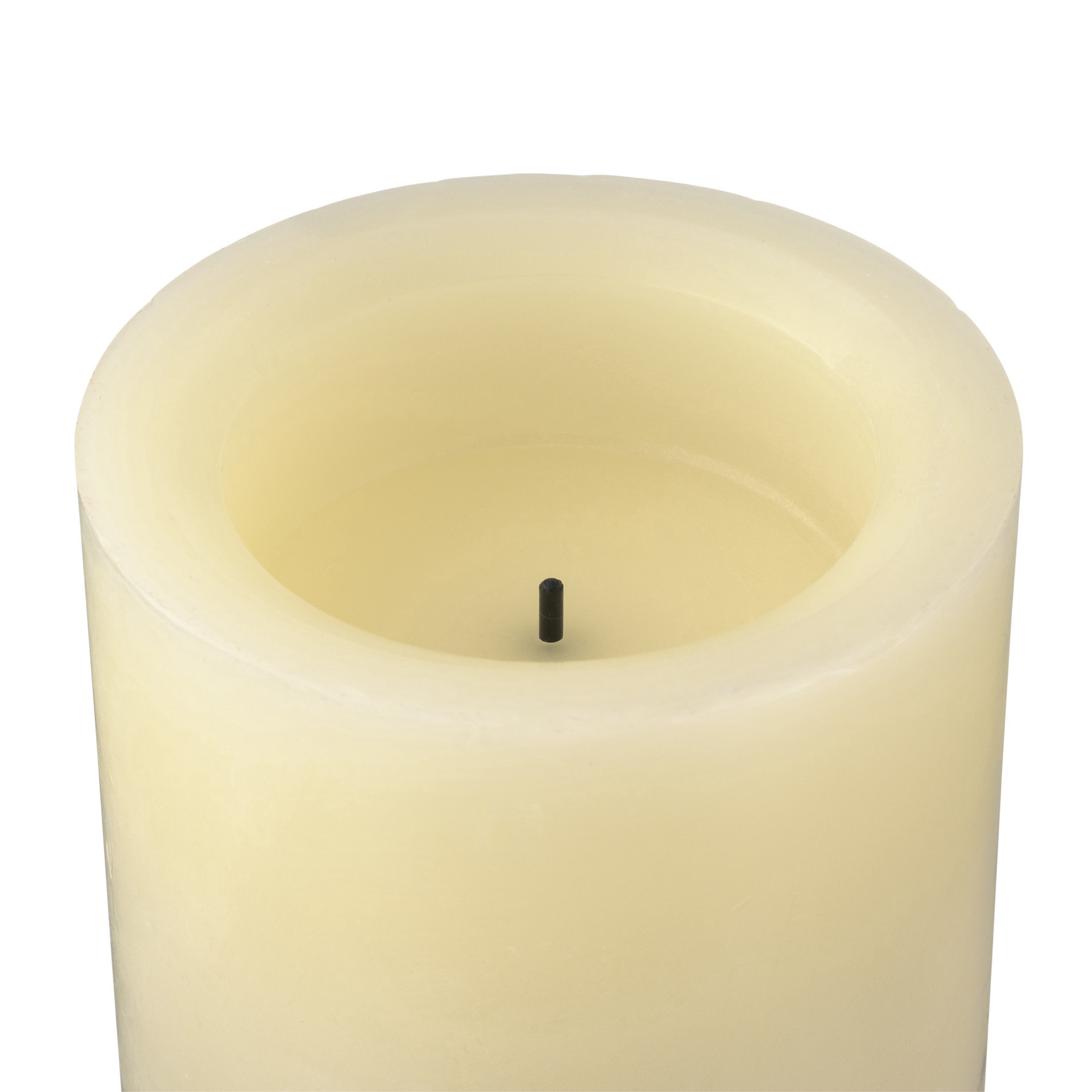 slide 3 of 4, 3" X 6" Cream Led Wax Pillar Candle By Ashland, 3 in x 6 in
