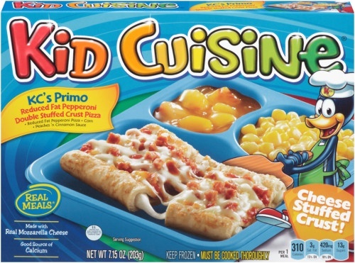 slide 1 of 1, Kid Cuisine Primo Pepperoni Double Stuffed Crust Pizza Meal, 7.15 oz