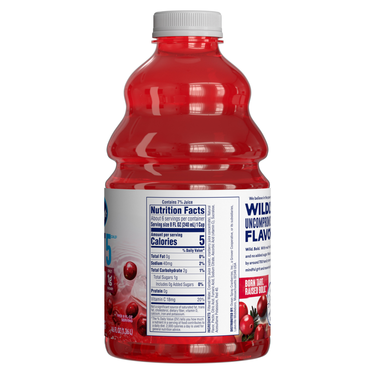 slide 2 of 3, Ocean Spray Diet 5 Cranberry Flavored Juice Drink Diet 5 46 fl oz, 46 fl oz