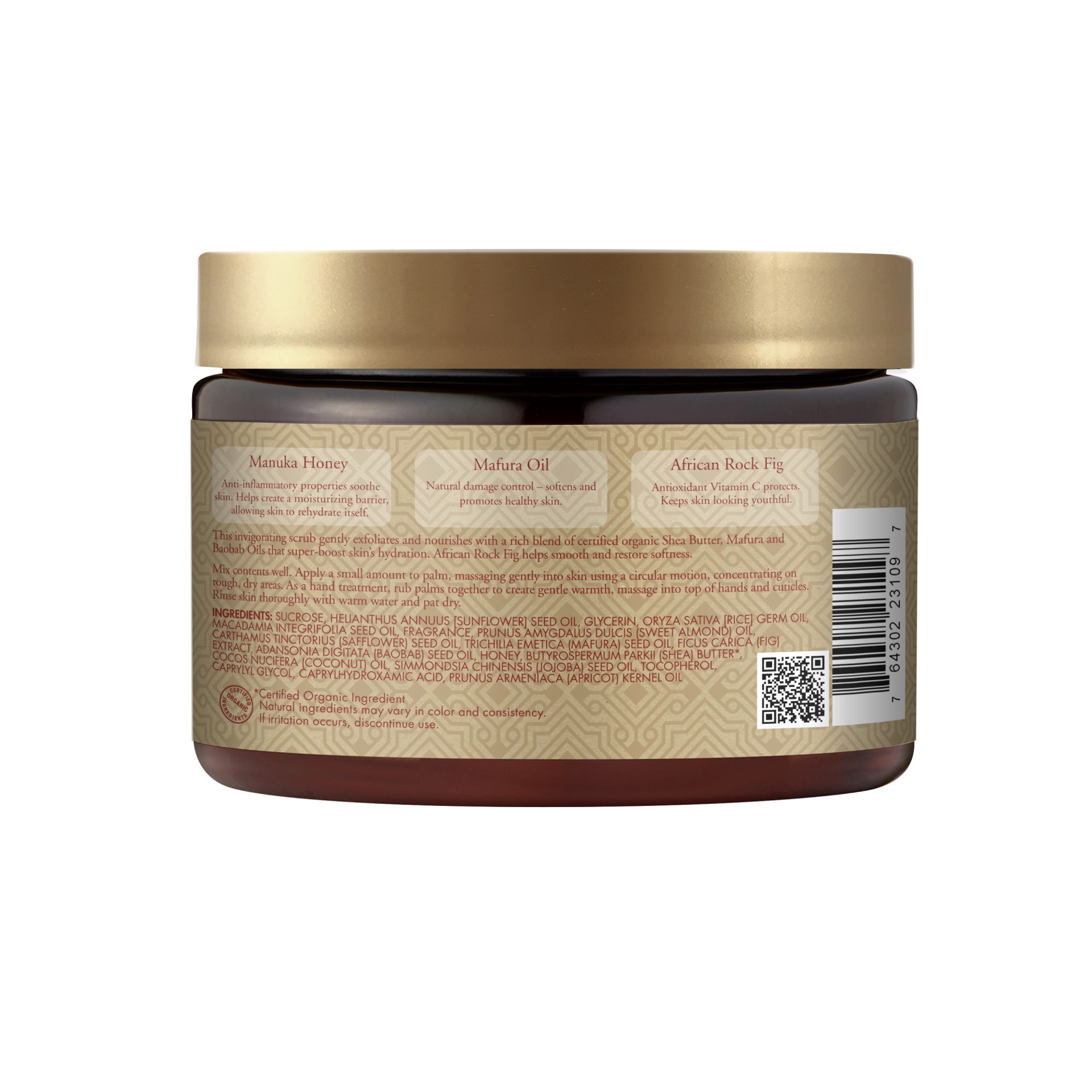 slide 4 of 4, SheaMoisture Hand & Body Scrub Manuka Honey, 12 oz, 12 oz