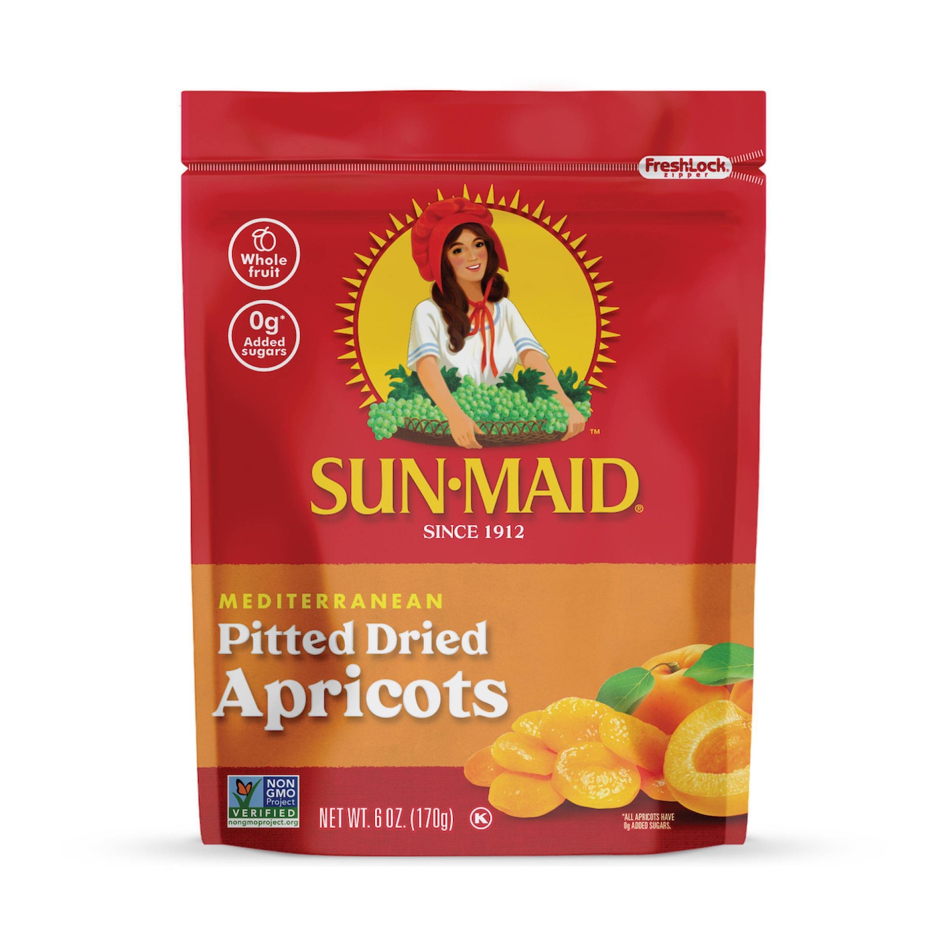 slide 1 of 3, Sun-Maid Mediterranean Apricots, 6 oz