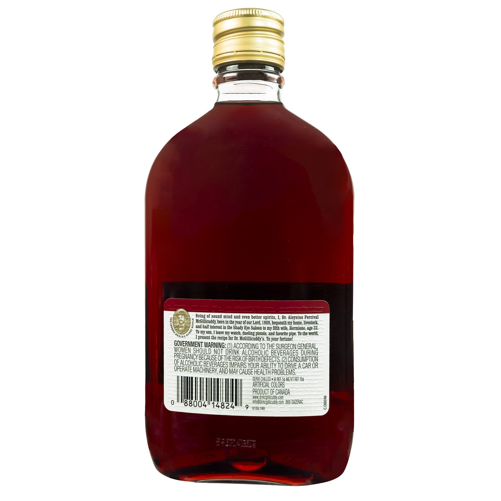 slide 2 of 2, Dr. McGillicuddy's Cherry Liqueur, 375 ml