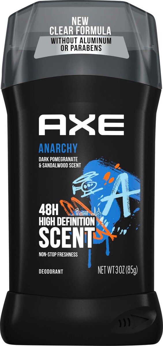 slide 2 of 3, AXE Aluminum Free Deodorant Stick for Men Anarchy, 3 oz, 3 oz