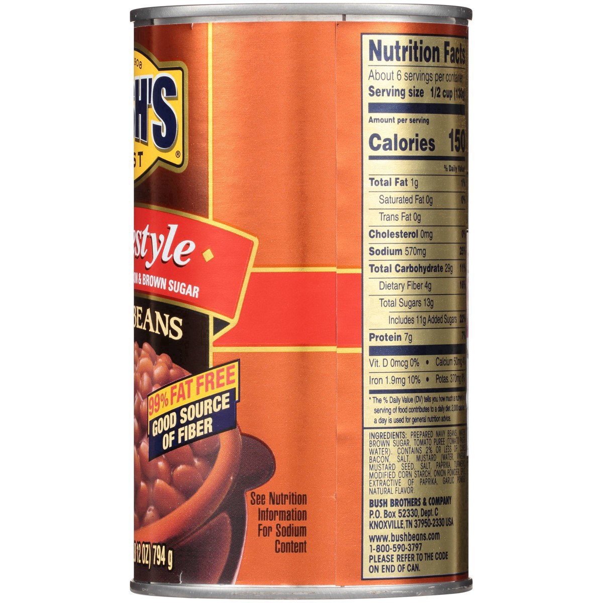 slide 34 of 42, Bush's Best Bush's Homestyle Baked Beans 28 oz, 