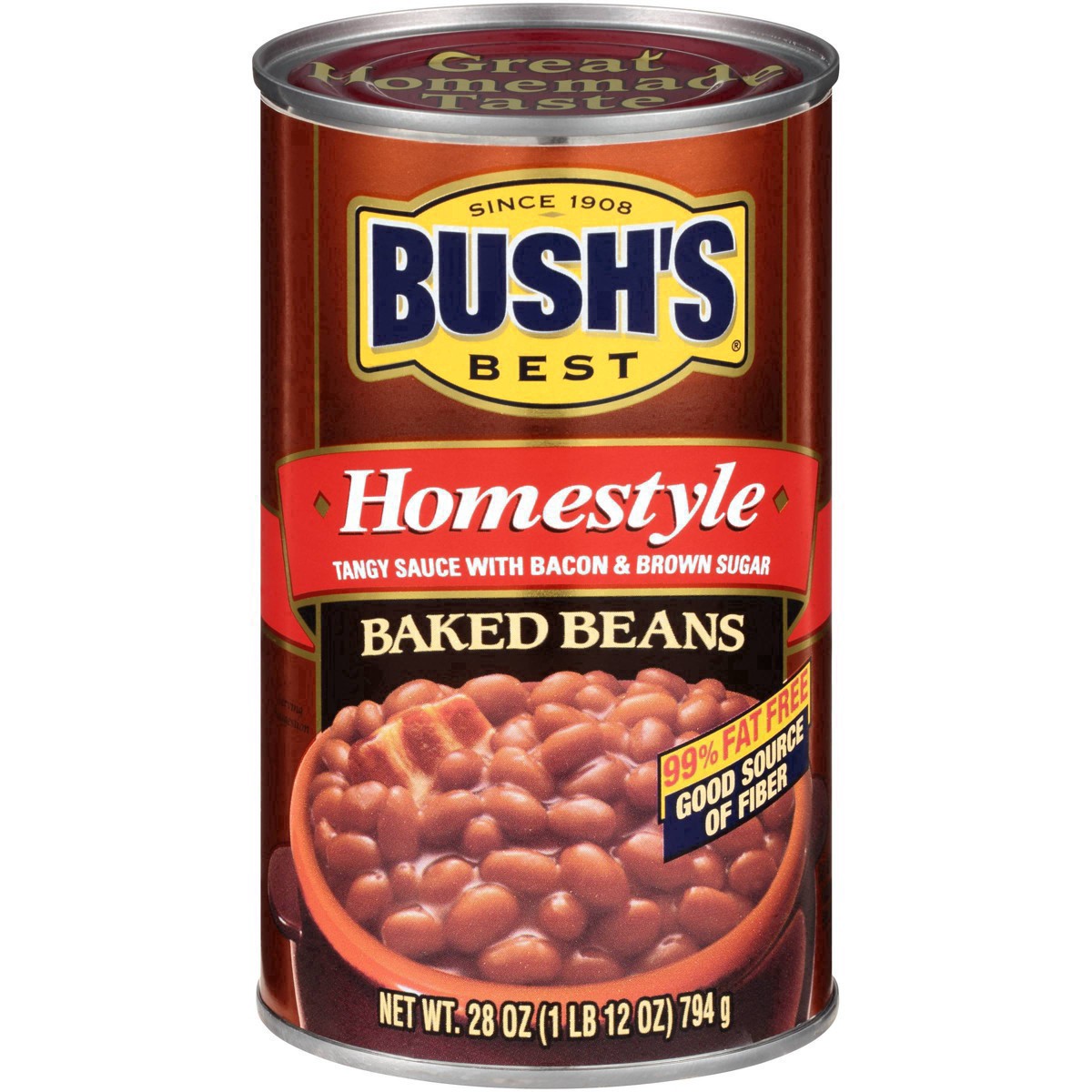 slide 6 of 42, Bush's Best Bush's Homestyle Baked Beans 28 oz, 