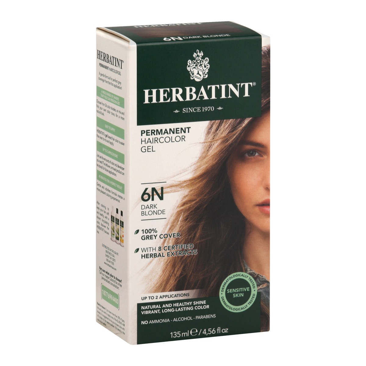 slide 8 of 9, Herbatint Haircolor Gel 135 ml, 135 ml