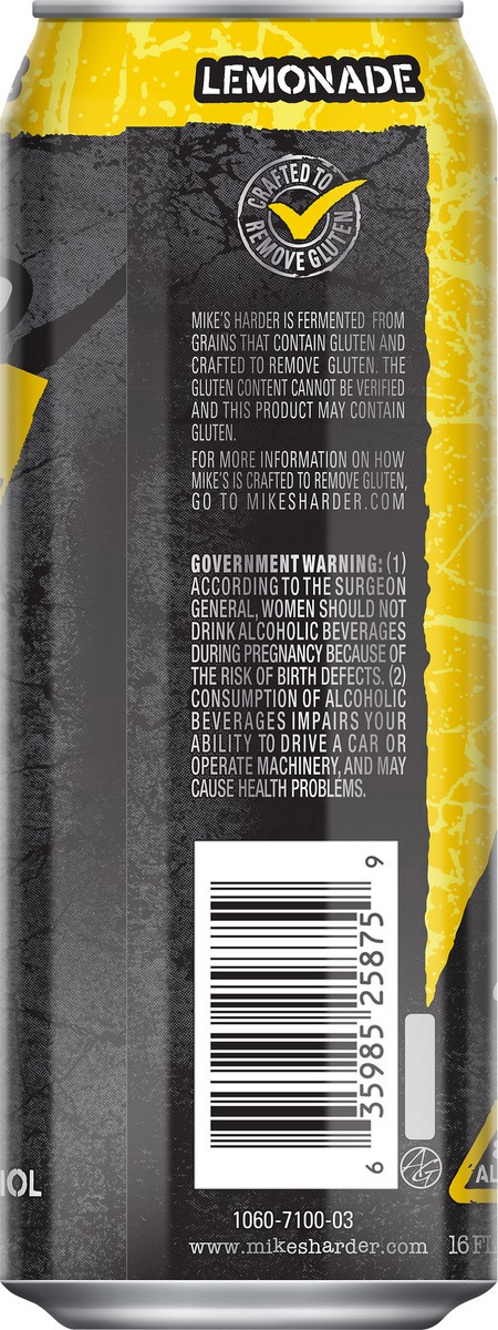 slide 3 of 7, Mike's Harder Lemonade Malt Beverage 16 oz, 16 oz