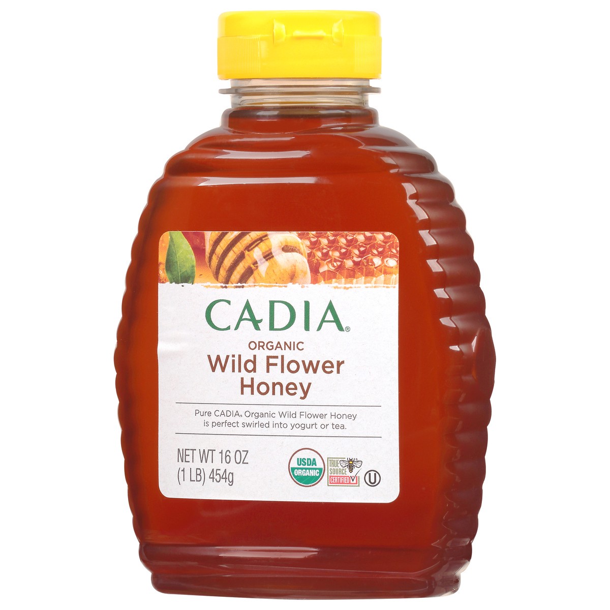slide 5 of 14, Cadia Wild Flower Organic Honey 16 oz, 16 oz