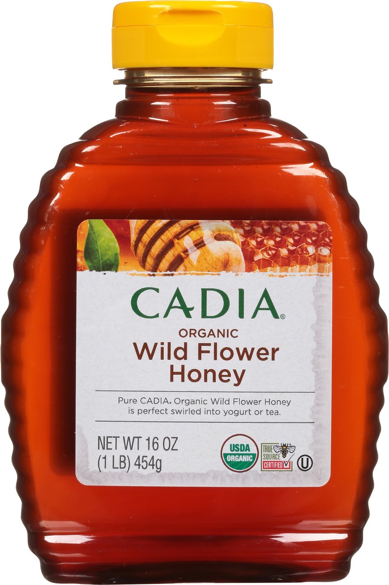 slide 7 of 14, Cadia Wild Flower Organic Honey 16 oz, 16 oz