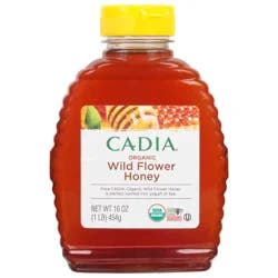 Cadia Wild Flower Organic Honey 16 oz