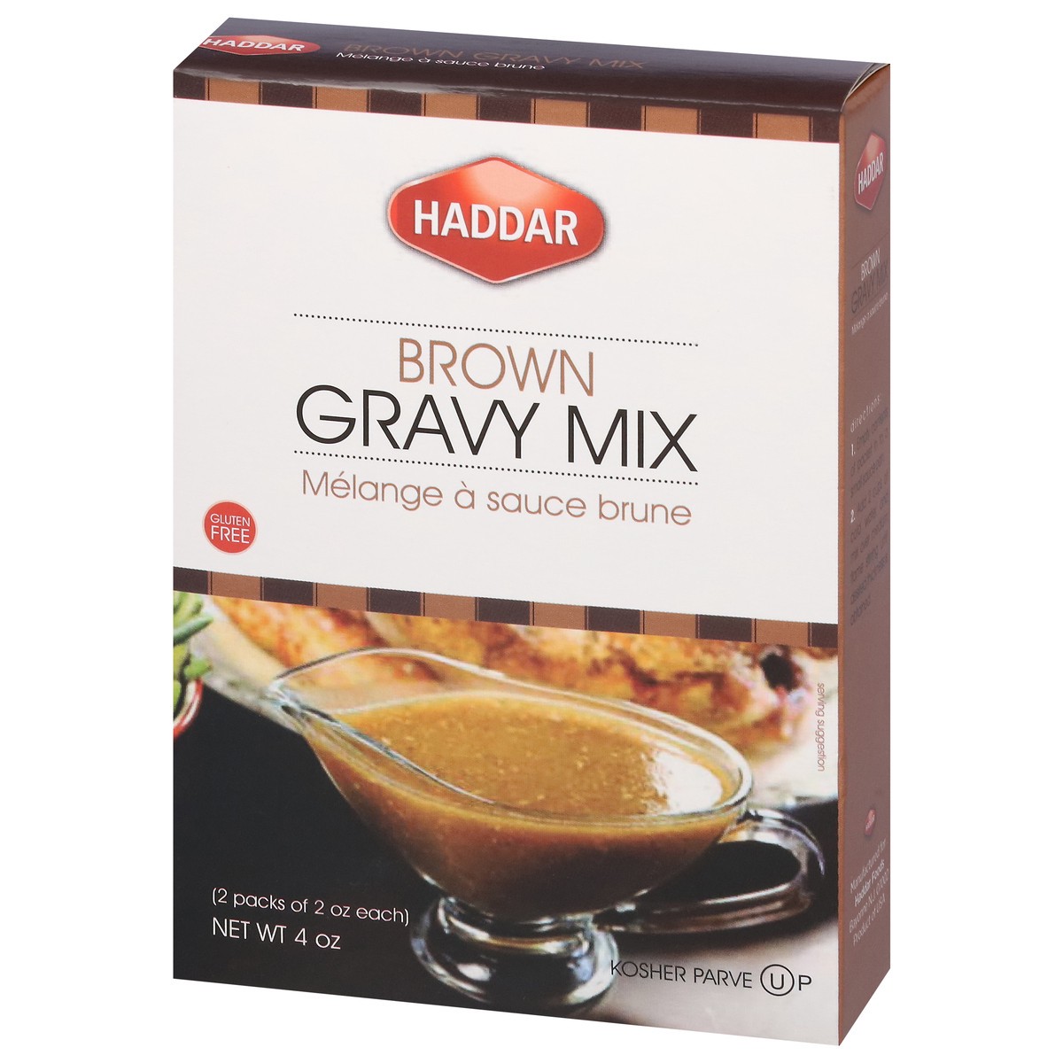 slide 2 of 9, Haddar Brown Gravy Mix, 4 oz