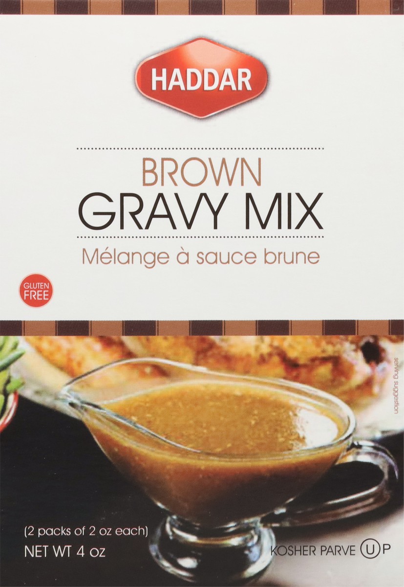 slide 9 of 9, Haddar Brown Gravy Mix, 4 oz