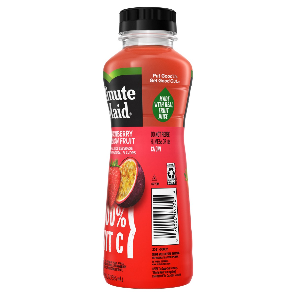 slide 8 of 11, Minute Maid Strawberry Passion Bottle, 12 fl oz, 12 fl oz