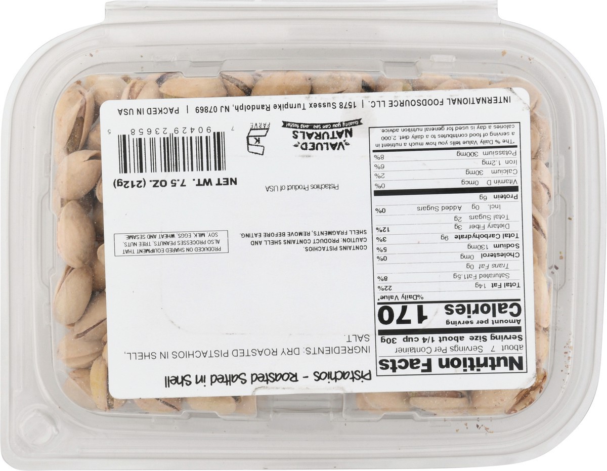 slide 5 of 13, Valued Naturals Tub Pistachio R/S, 7.5 oz