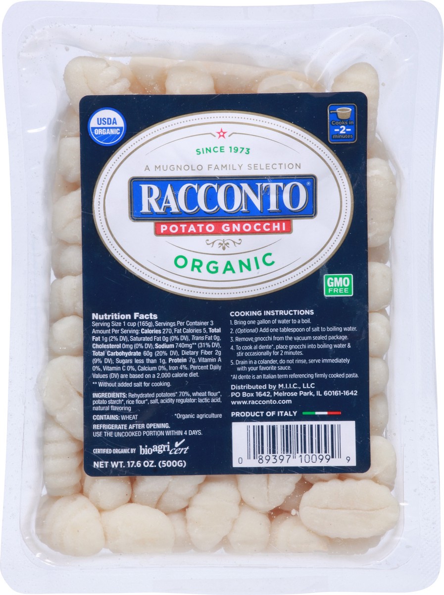 slide 3 of 14, Racconto Organic Potato Gnocchi 17.6 oz, 17.6 oz