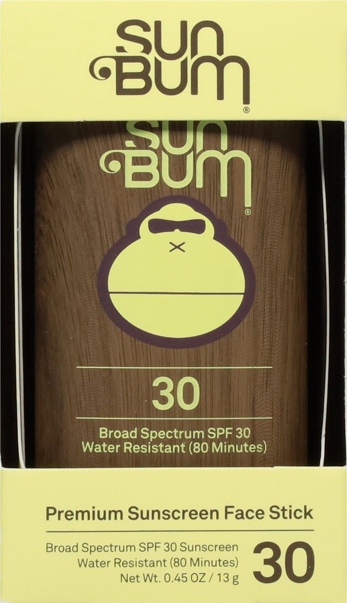 slide 9 of 9, Sun Bum Broad Spectrum SPF 30 Premium Sunscreen Face Stick 0.45 oz, 0.45 oz