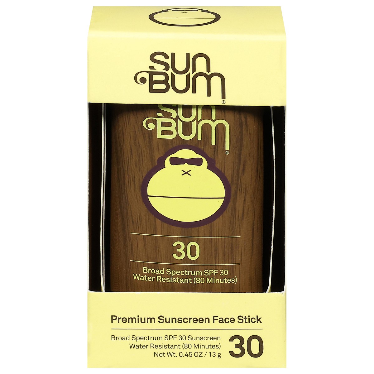 slide 1 of 9, Sun Bum Broad Spectrum SPF 30 Premium Sunscreen Face Stick 0.45 oz, 0.45 oz