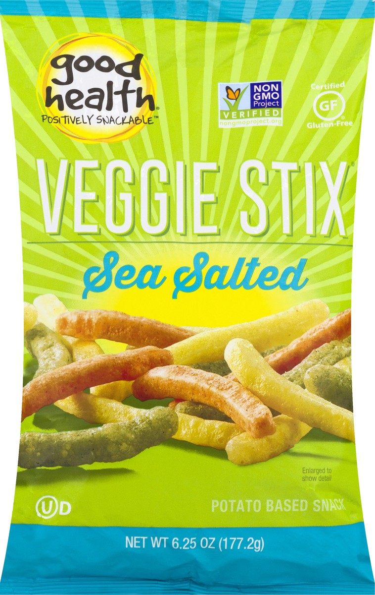 slide 1 of 23, Good Health Sea Salt Veggie Stix, 6.25 oz