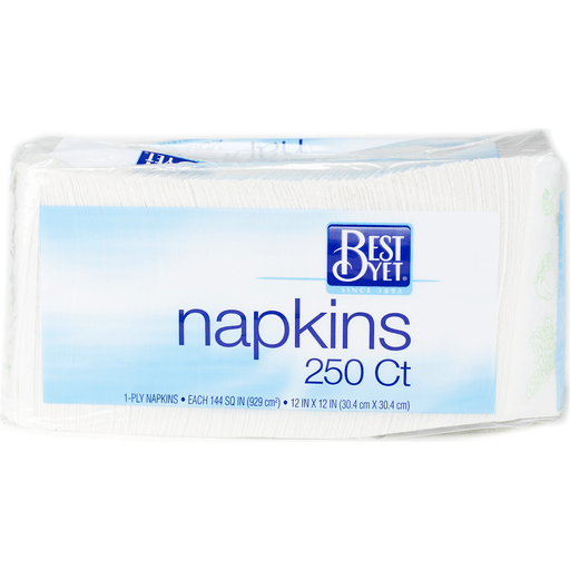 slide 1 of 1, Best Yet Napkins, 250 ct