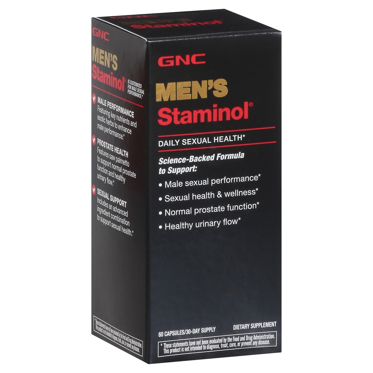 slide 2 of 13, GNC Men's Staminol Sexual Health, 60 ct
