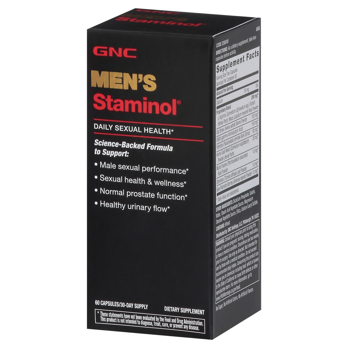 slide 11 of 13, GNC Men's Staminol Sexual Health, 60 ct