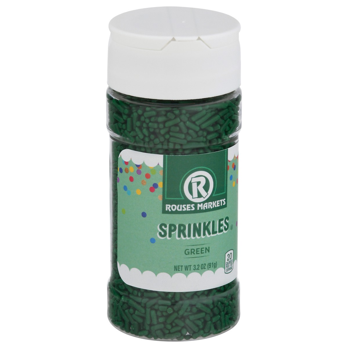 slide 4 of 14, Rouses Markets Green Sprinkles 3.2 oz, 3.2 oz